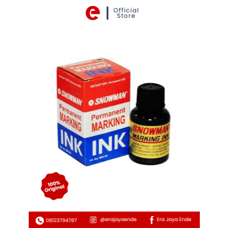 

Snowman Refill Tinta Spidol Permanent Warna Hitam/Biru