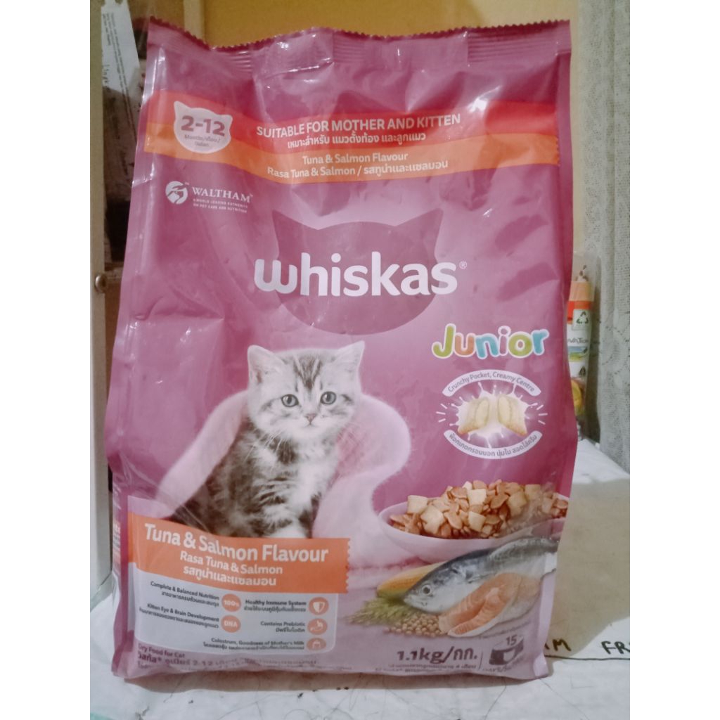 whiskas junior Tuna&salmon 1.1kg