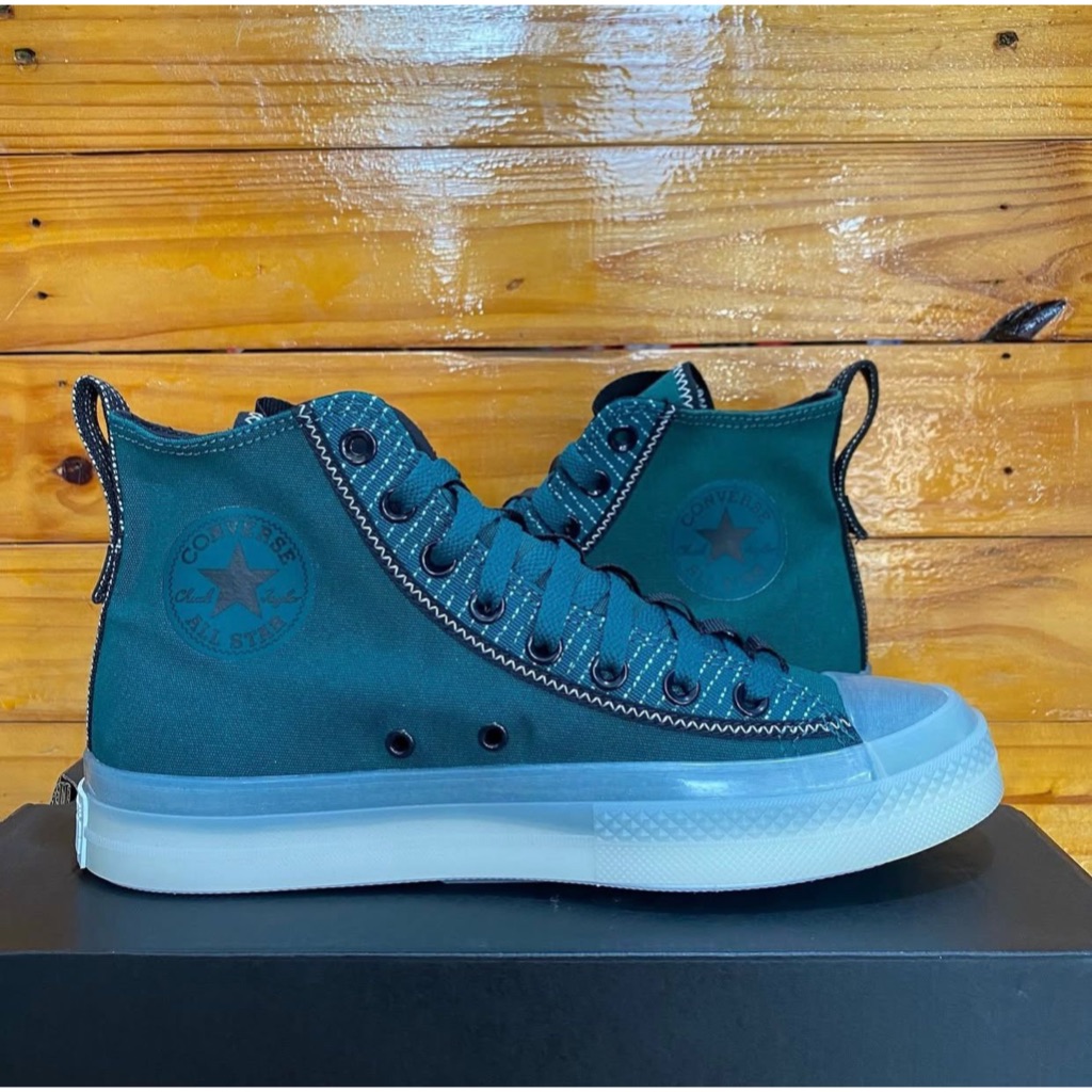 CONVERSE CX HIGH CHUCK TAYLOR ALL STAR A07896C DRAGON SCALE BLACK MOONBATHE GREEN BLACK EXPLORE HI C