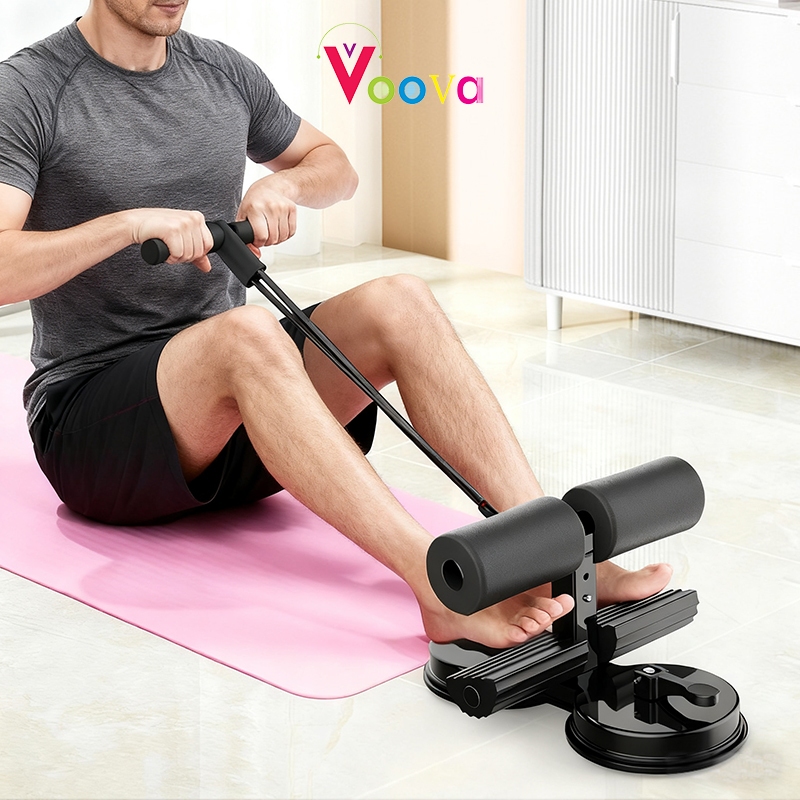 VOOVA Sit Up Stand/ Alat Sit Up Portable/ Alat Olahraga/ Tali Resistance Band Alat Olahraga Penahan 
