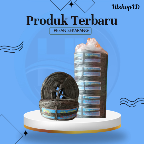 HLID - Tali Plastik Rafiah Hitam / Tali Plastik Hitam / Tali Plastik Murah