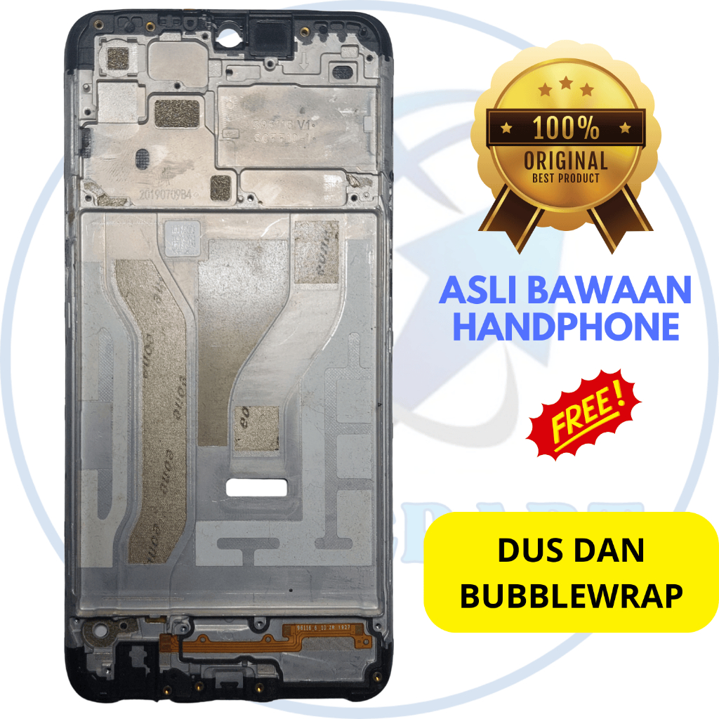 frame lcd samsung a10s ori copotan - tatakan lcd - original cabutan bawaan
