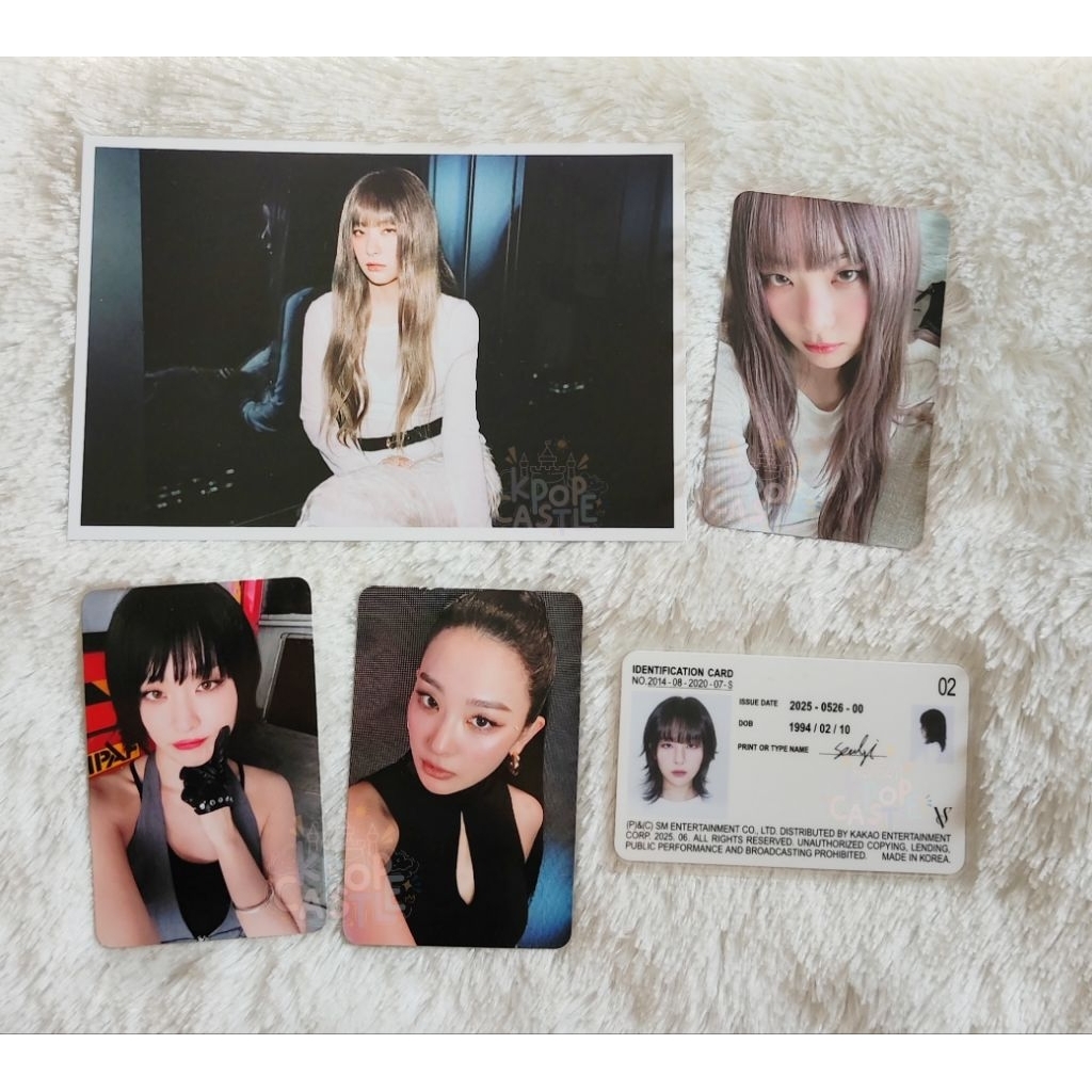 [READY SET] Red Velvet Irene Seulgi ASeul Tilt Seulgi special ver ID card photobook pc photocard pos