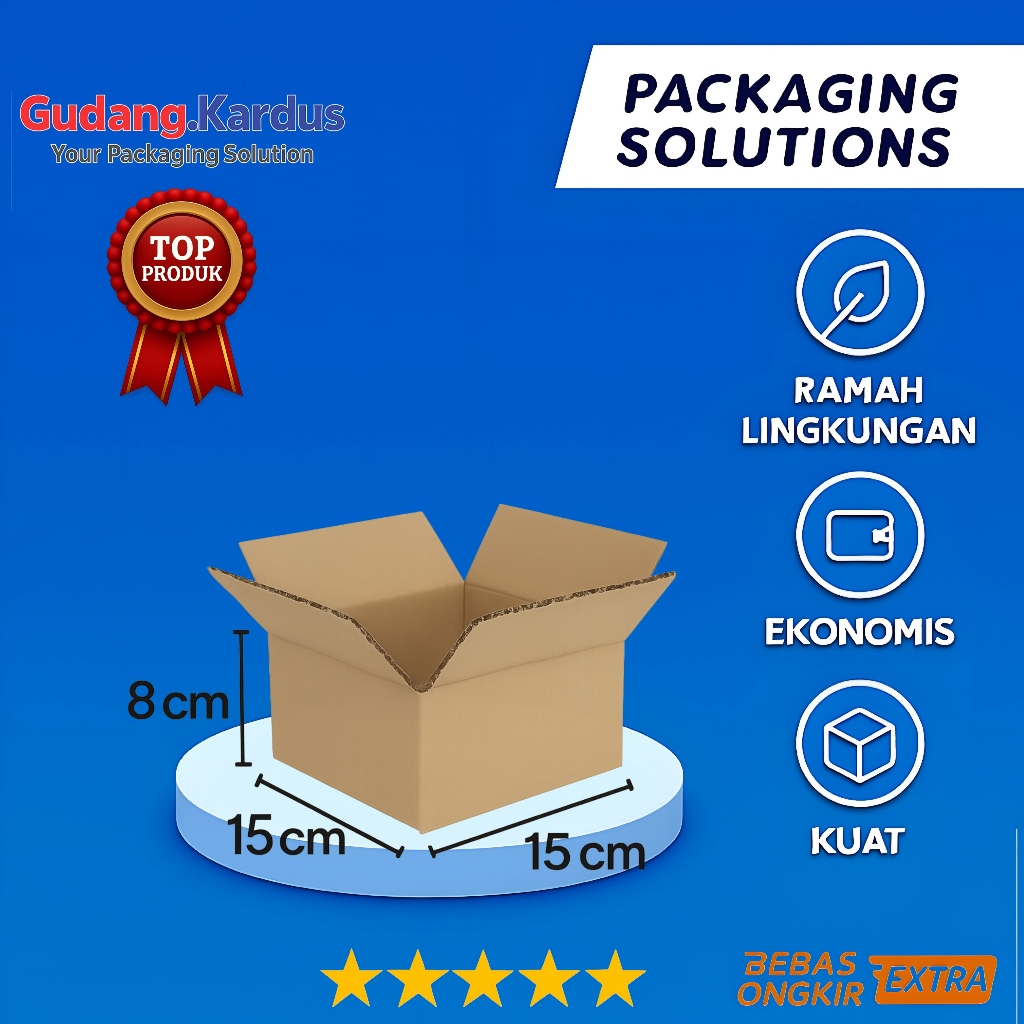 kardus packing UK 15x15x8 kardus polos kardus packing kecil kardus packing besar karton box packing