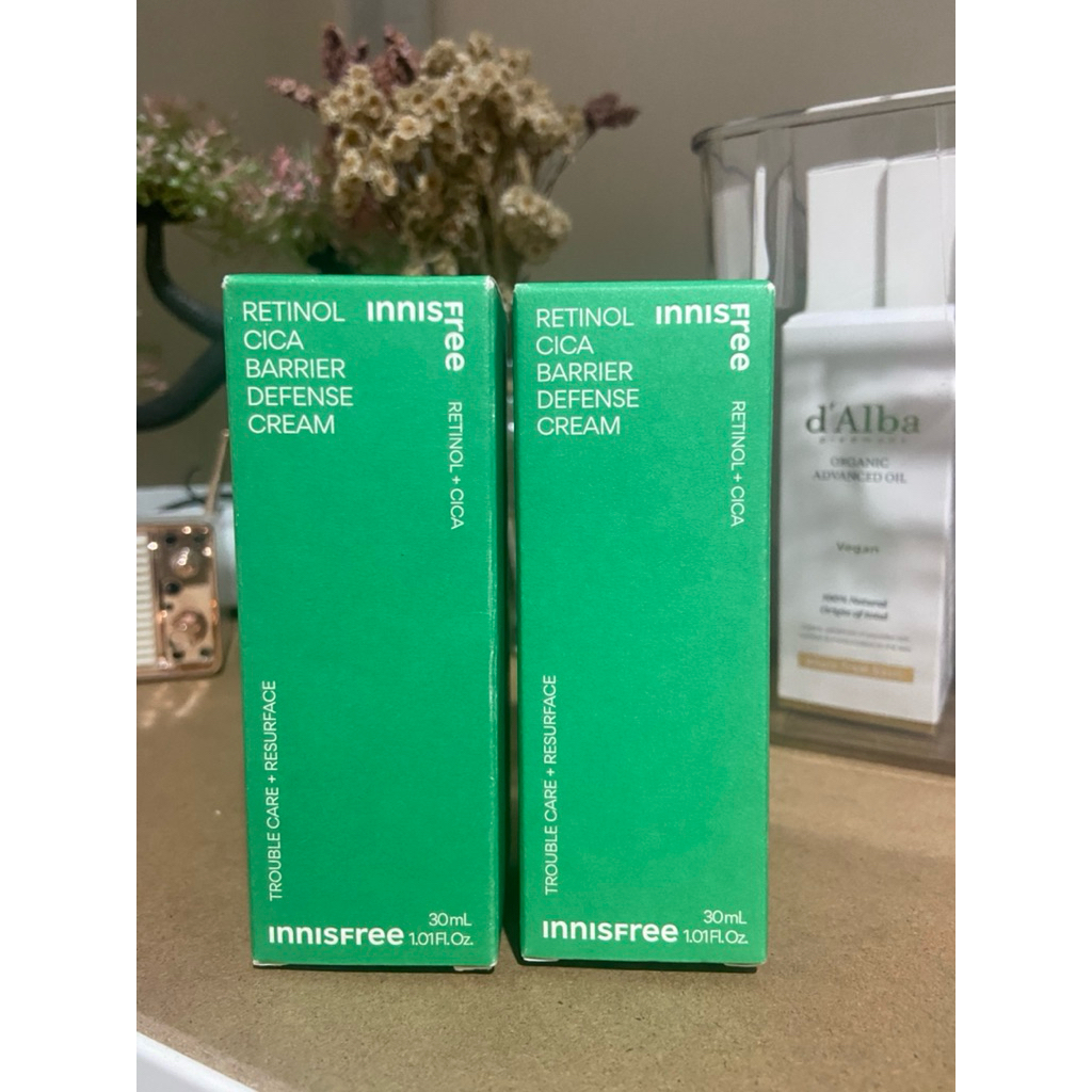 [READY] Innisfree Retinol Cica Barrier Defense Cream & Green Tea Cream 30ml ORIGINAL KOREA