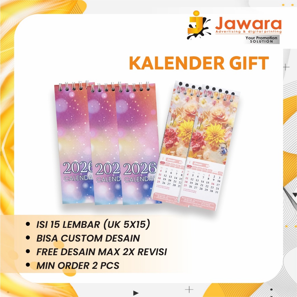 

KALENDER GIFT, KALENDER HADIAH, MINI KALENDER 2026 (PONOROOGO, NGAWI, MADIUN, DST)
