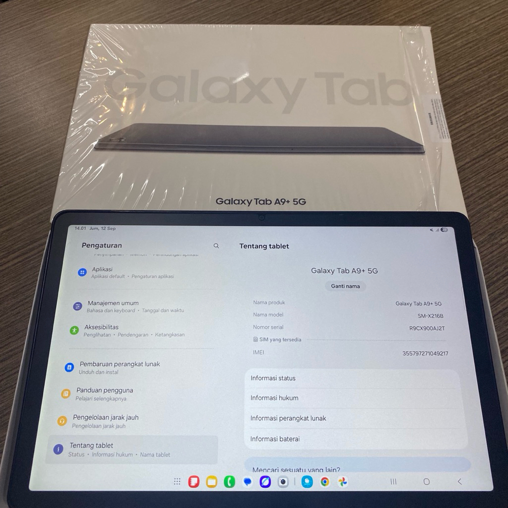 samsung Tab A9+ 8/128 Cell Wifi 5G Second