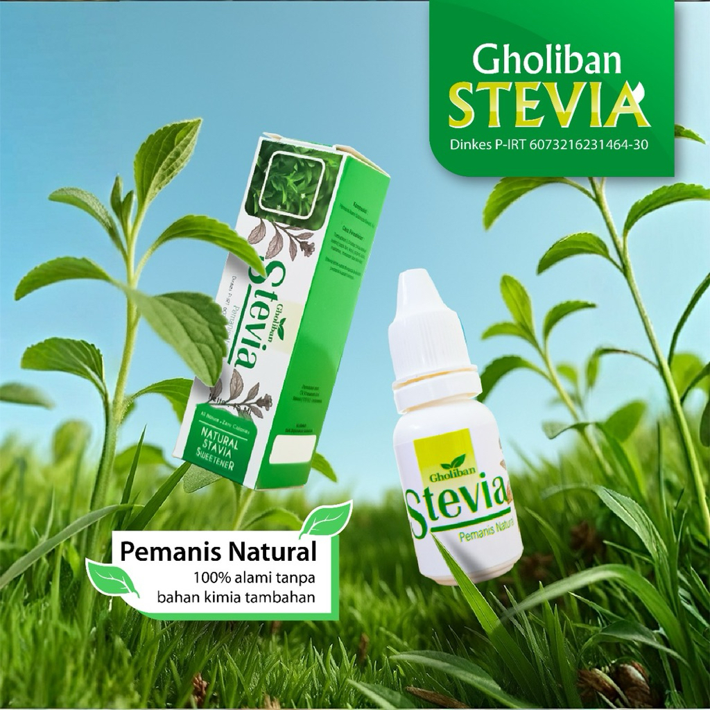 

Gula Cair Pemanis Alami Stevia Gholiban 15 ml