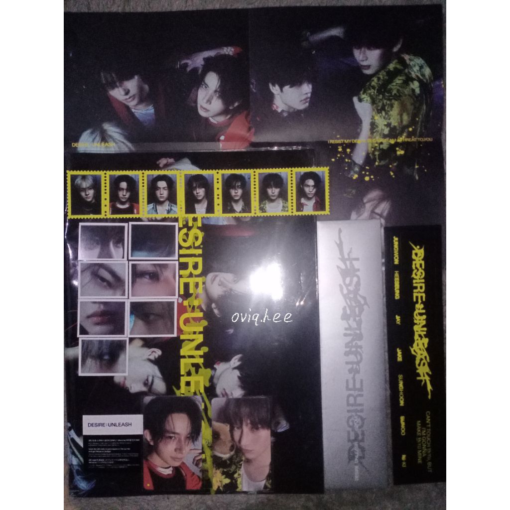 ALBUM ENHYPEN DESIRE UNLEASH YOU FULLSET HEESUN