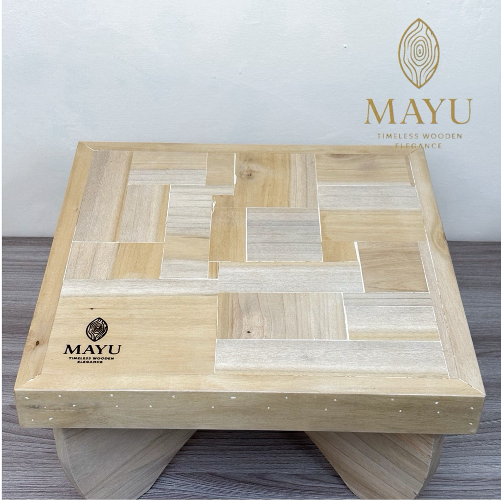 Mayu Meja Tamu / Meja Kopi / Coffe Table / Meja Minimalis Aesthetic Bongkar Pasang
