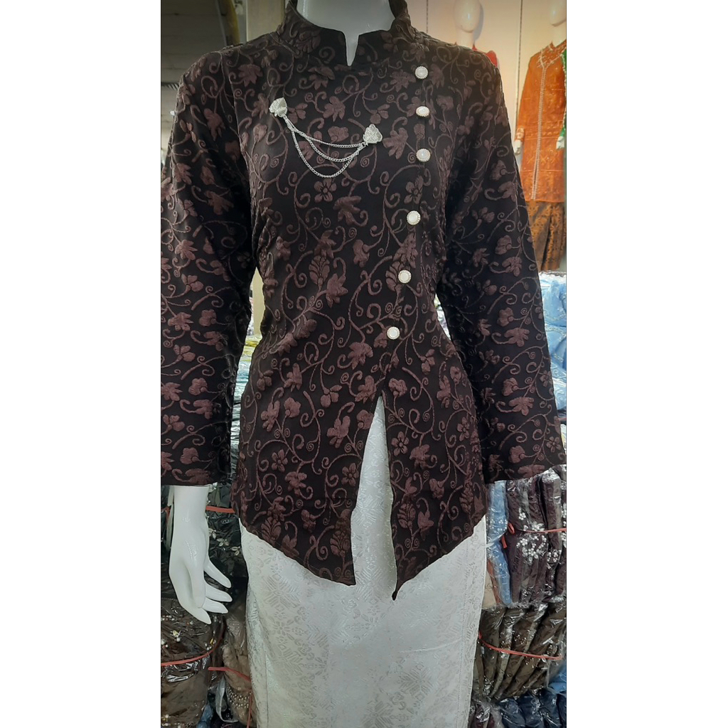 Atasan kebaya modern kebaya janggan jaguar kebaya LD 120 kebaya jumbo
