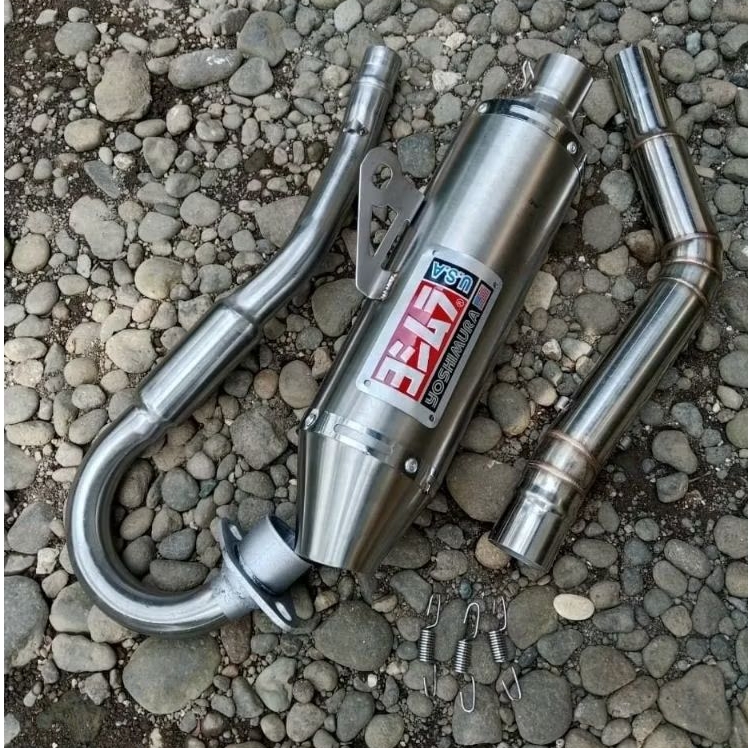Open Spec canister Yoshimura 1set elbow exhaust for motorcycle Klx 150 Crf 150 KSR110/125 pro Msx 11