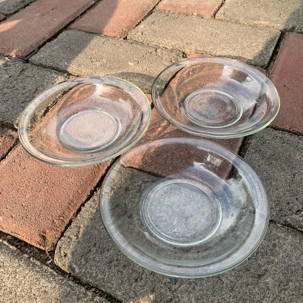 6 Pcs Lepek Kaca Motif Polos - Lepek Kopi LS 135