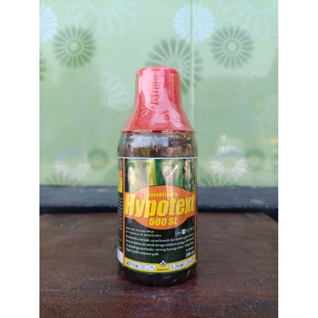 HYPOTEXT 200 ml dimehipo 500 Sl Insektisida Sistemik Basmi Burung Pipit Ulat Kaper sundep Wereng hij