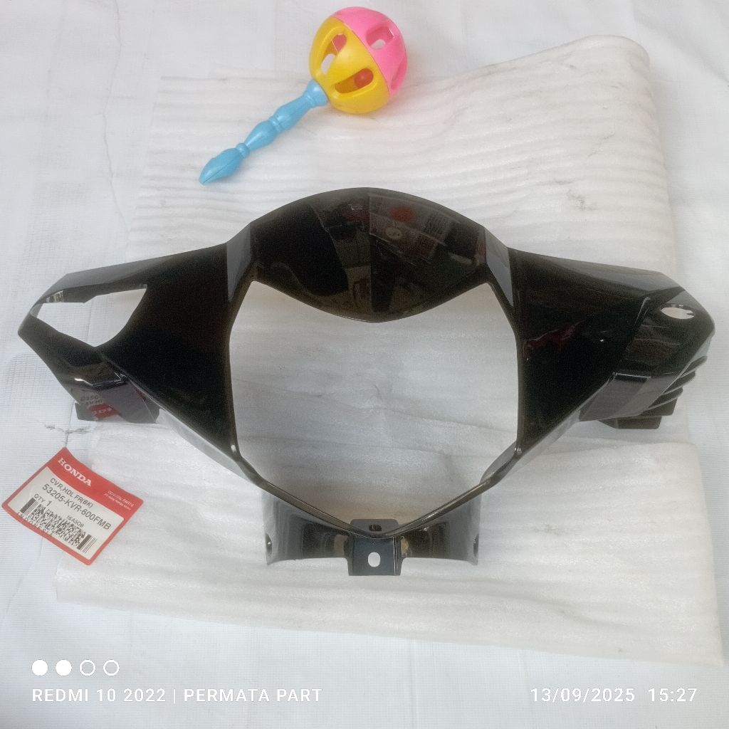 batok totok kepala depan honda revo 100 revo lama old revo kecil lancip hitam 53205-KVR-600FMB ori o