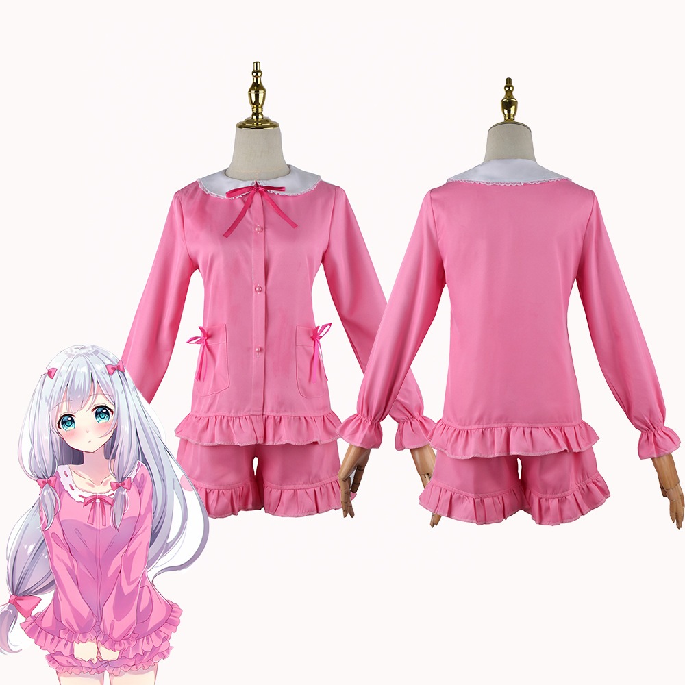 Eromanga Sensei cosplay Sagiri Izumi cosplay costume and wig
