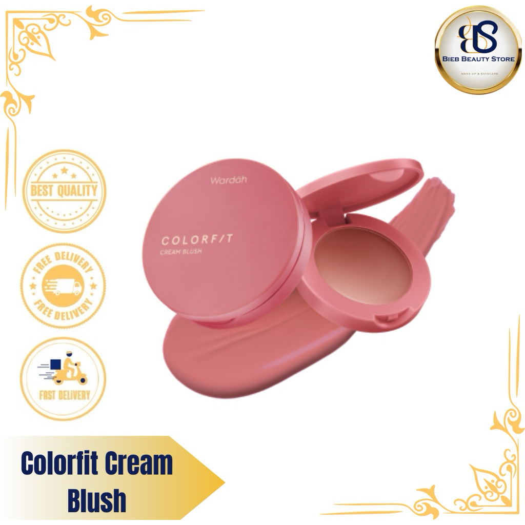 Wardah Colorfit Cream Blush/ Blush On Wardah