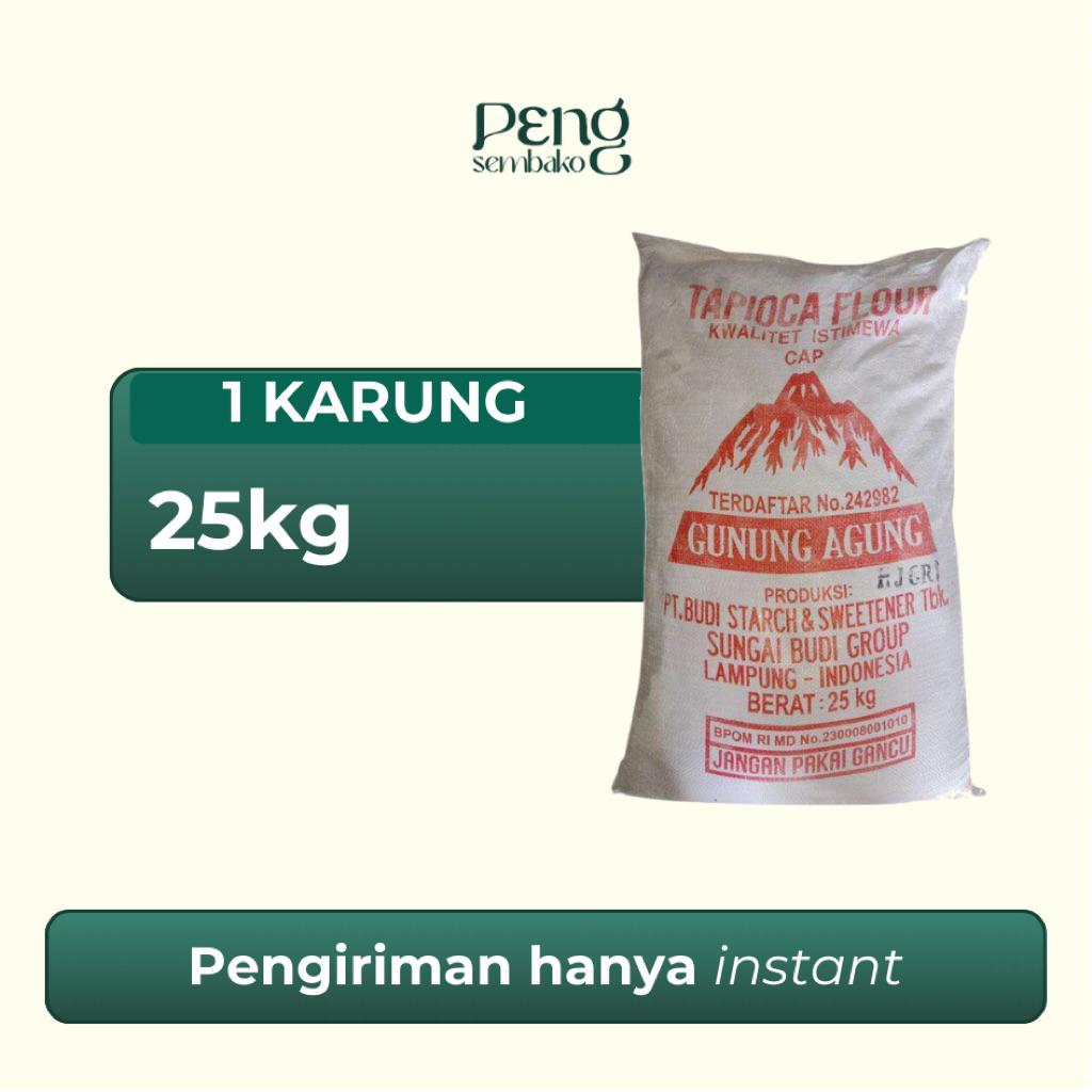 GUNUNG AGUNG Tepung Tapioka Karung (25kg)