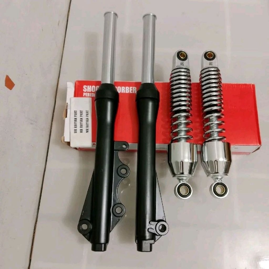 AS SHOCK DEPAN TABUNG+BELAKANG VEGA LAMA/FIZR/FORCE TINGGAL PASANG