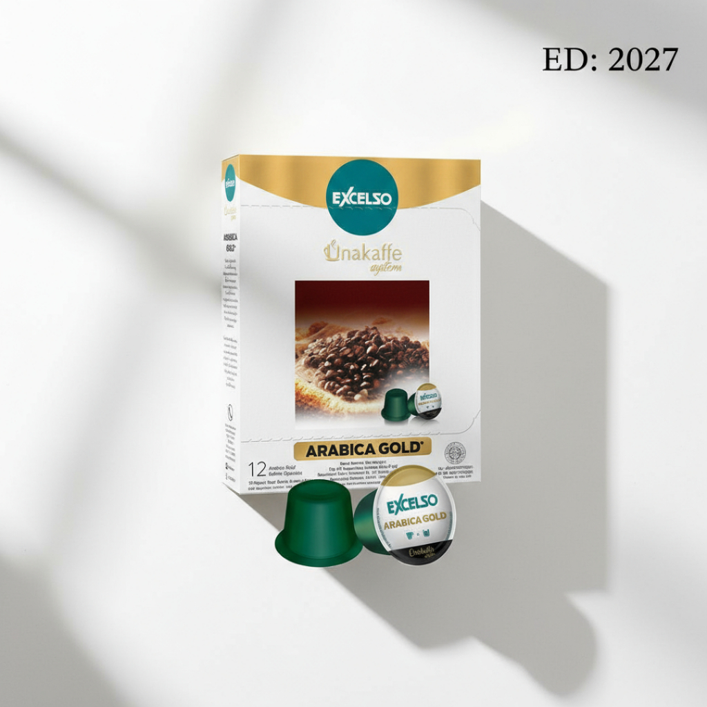

Excelso Capsule Unakaffe System Kopi Kapsul Arabica Gold 12 Capsule