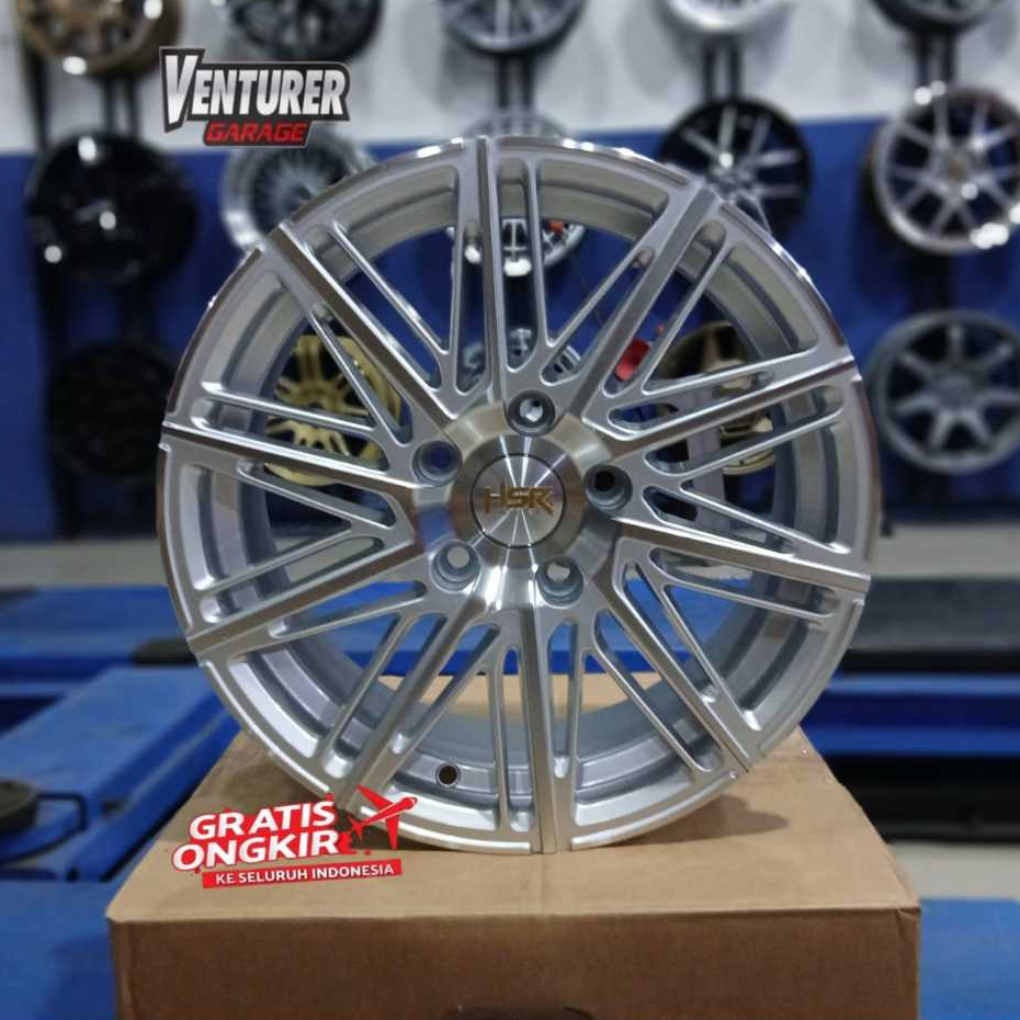 Velg Mobil Ertiga Xpander Terios Rush R16 Hsr Wheel Balige Ring16 Silver Polish