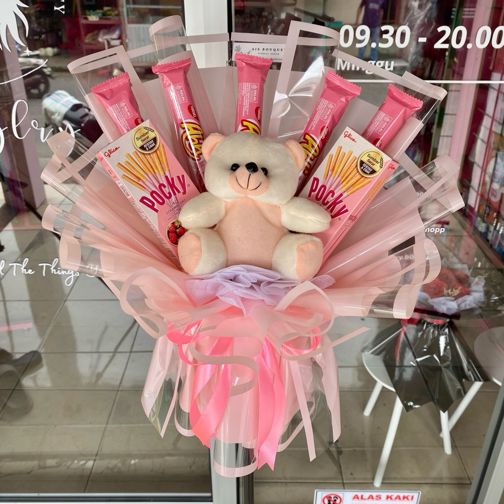 

BUKET BONEKA BUKET SNACK BUKET SERBA PINK BUKET GRADUATION BUKET WISUDA BUKET BIRTHDAY