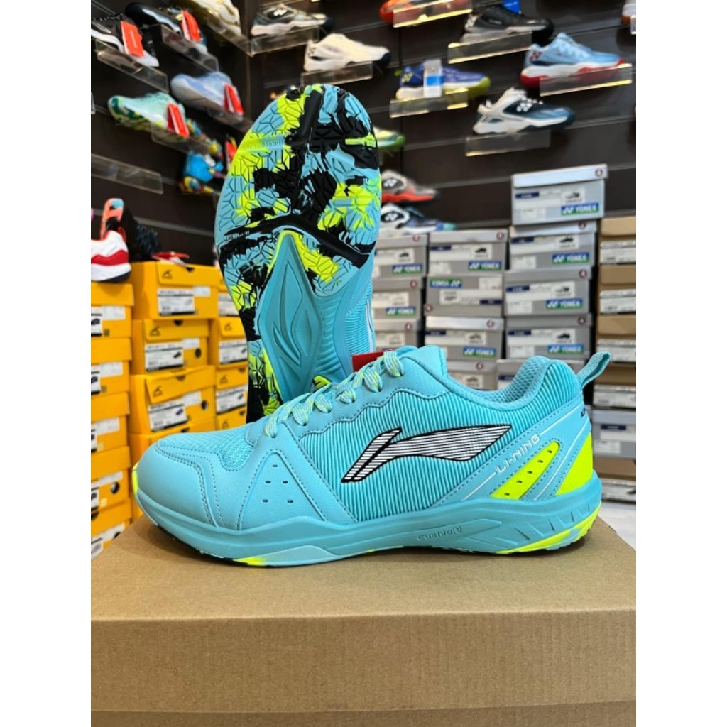 Sepatu Badminton LINING AERO FLOW Free KAOS KAKI + GRIP Sepatu lining terbaru pria wanita