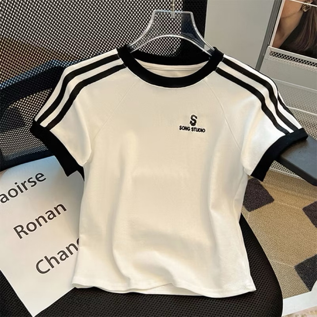 Kaos Murah Crop Top Song Studio - Kaos Tumblr Girl Aesthetic Kekinian Termurah