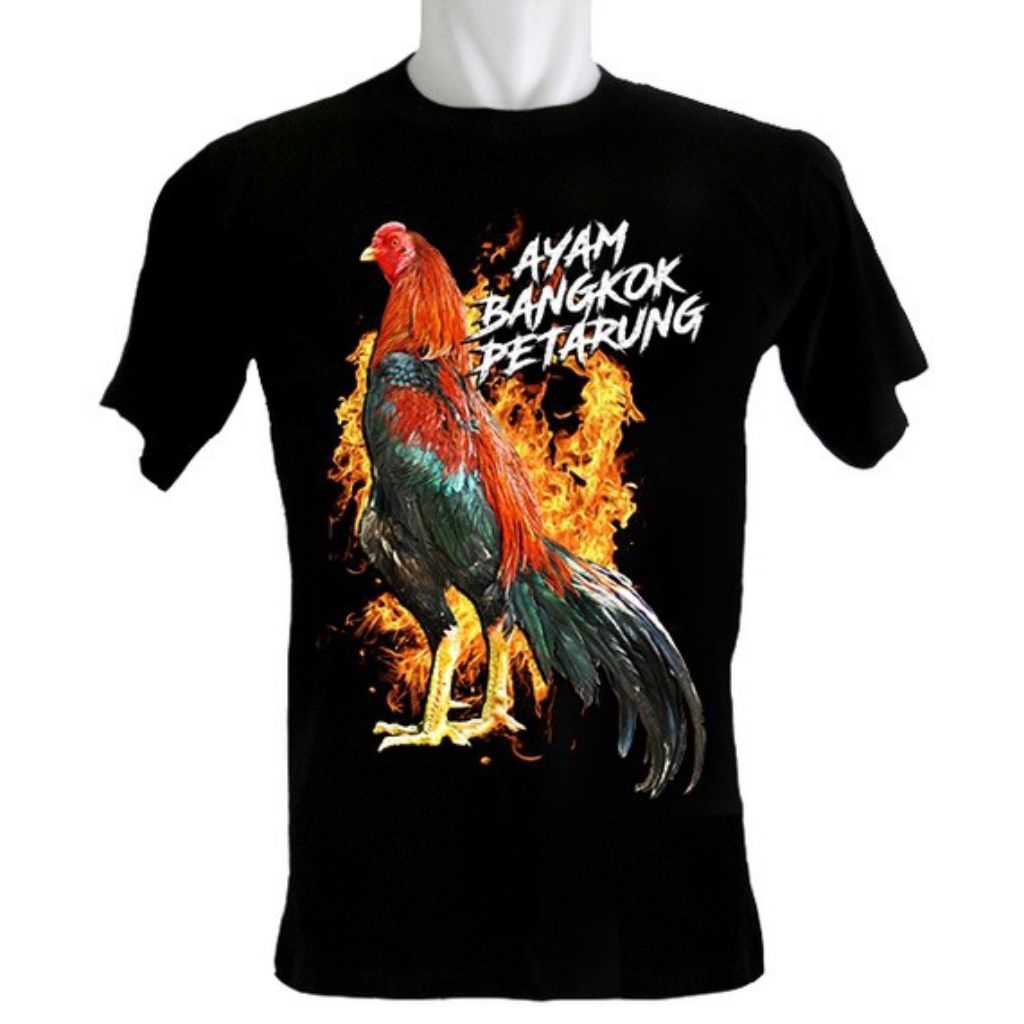 KAOS AYAM BANGKOK PETARUNG//KAOS AYAM BANGKOK