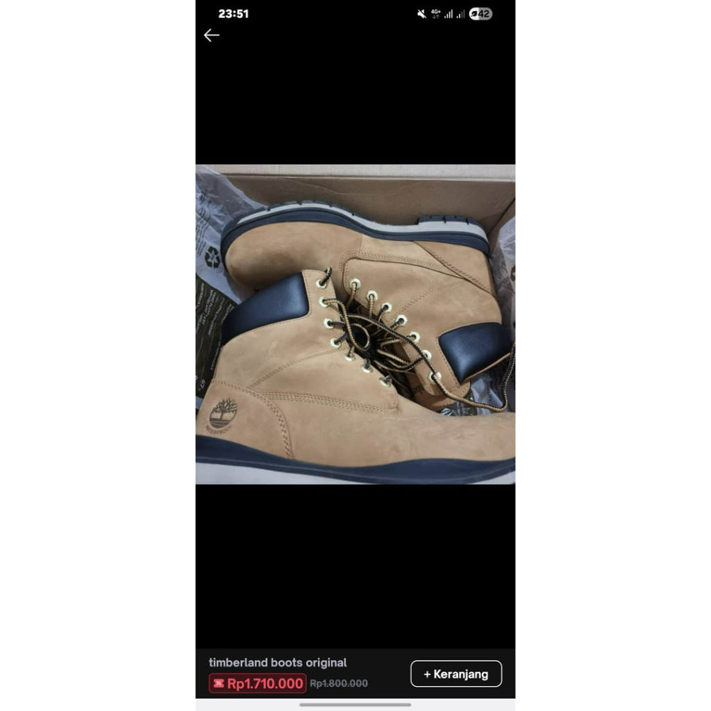 sepatu boot timberland