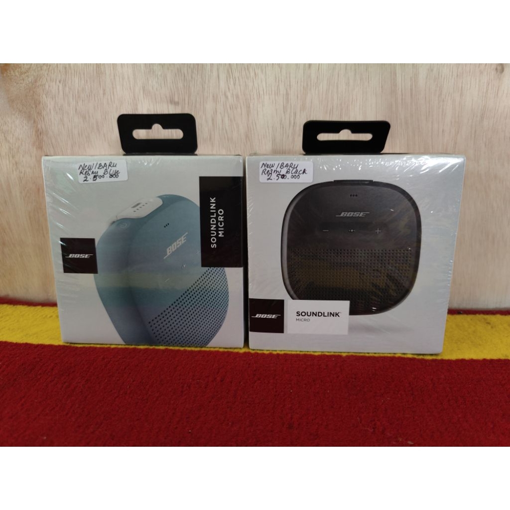 Speaker Bluetooth Bose Soundlink Micro Blue/Black Baru Resmi
