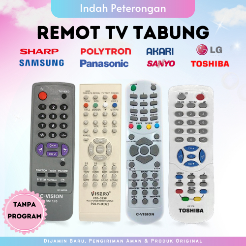 REMOT TV KHUSUS TV TABUNG/REMOT TV MULTI