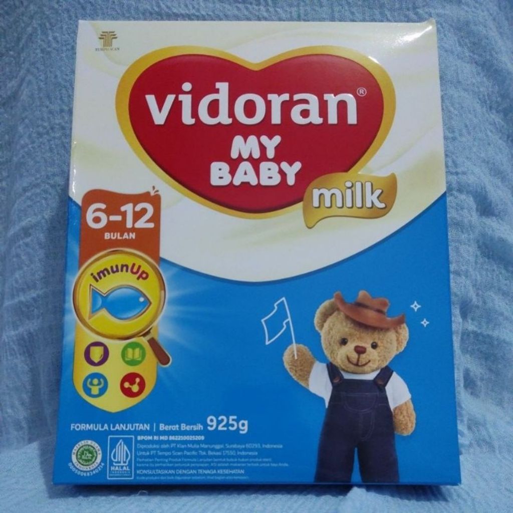 Susu Vidoran 6-12 Bulan Ukuran 350gr/575gr/925gr