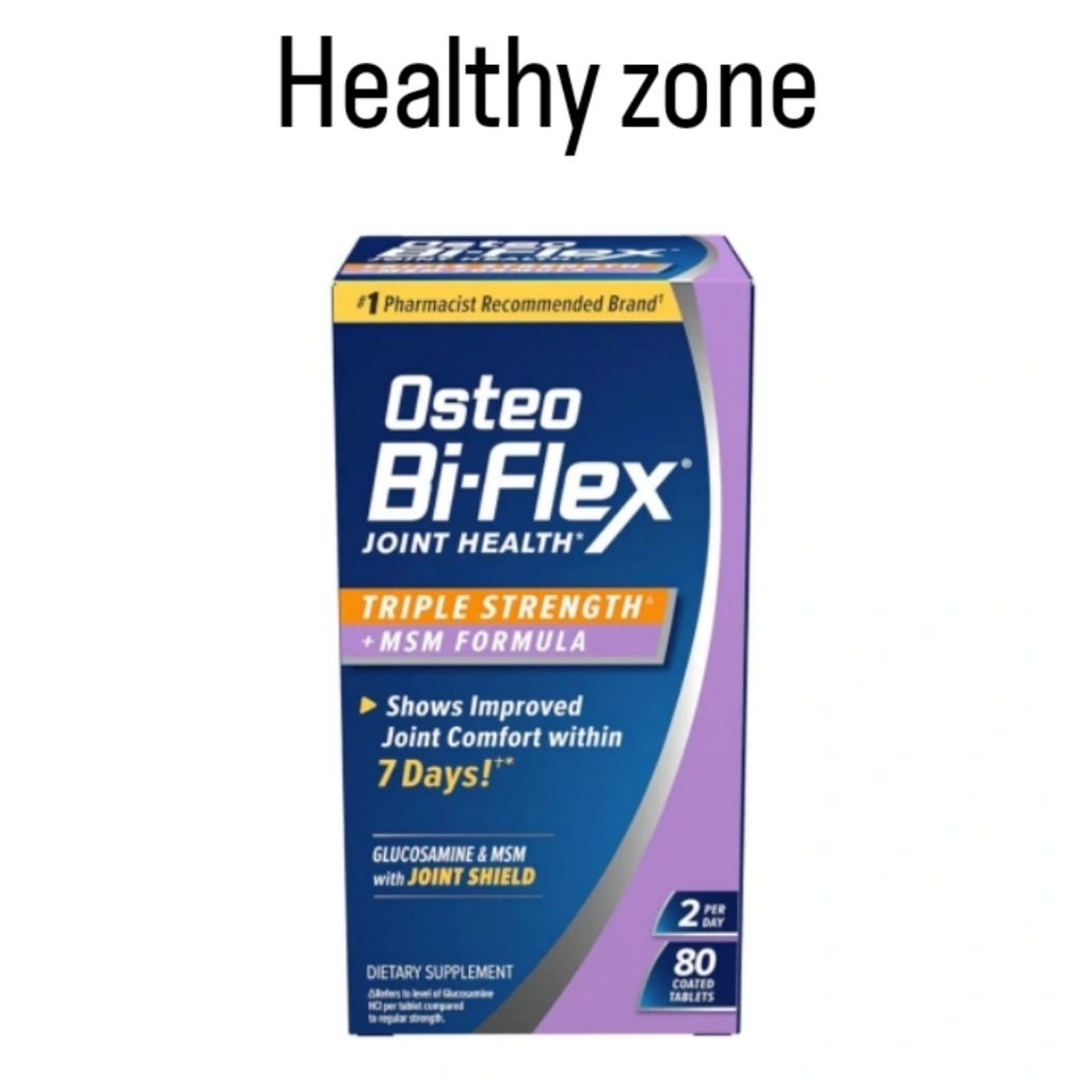 osteo bi flex triple strengh glucosamine + msm with joint shield 80 tab