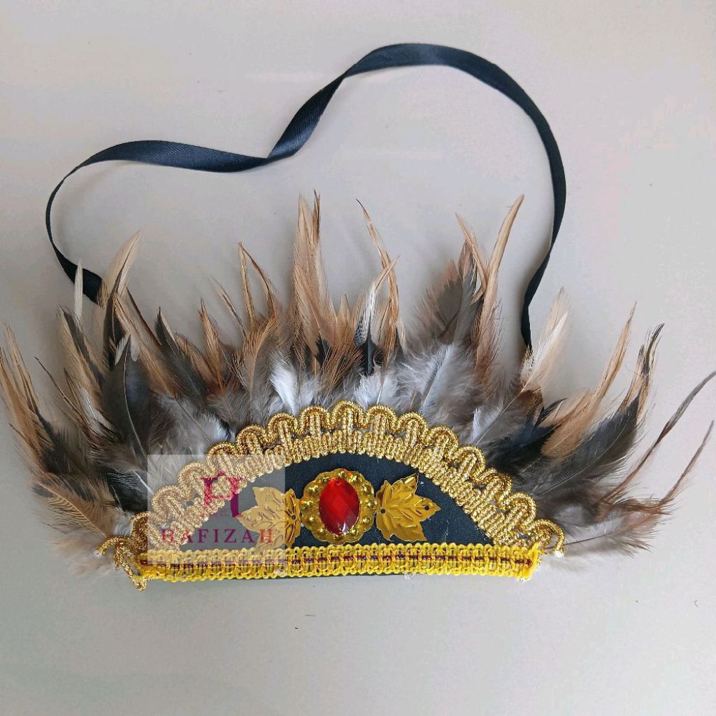 Kalung Adat Dayak untuk Hiasan Karnaval atau Tari Anak Dewasa Fashion