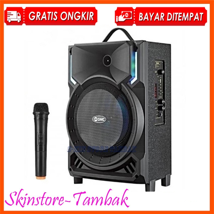 Speaker Bluetoth GMC 897 H suara paling bagus tipe 897H super bass GMC 897 H SPEAKER PORTABLE MULTIM