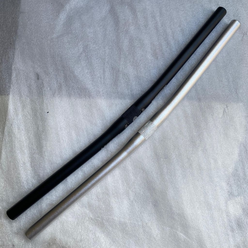 Stang Lurus Handle Bar Flat Bar SetirSepeda Lipat Seli Merk Litepro Spirit Ghost Warna Hitam Silver