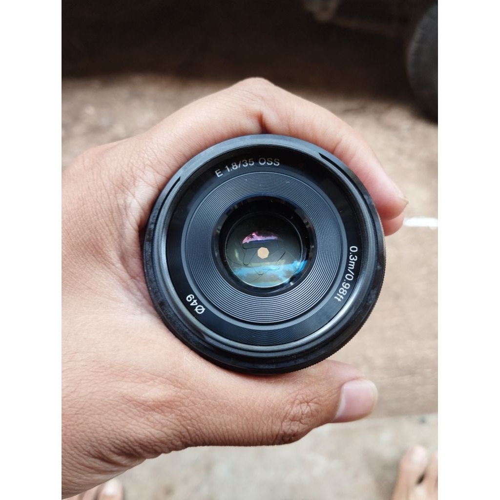 Lensa Fix sony 35mm f1.8 fullset