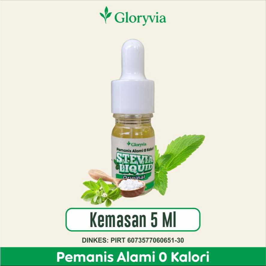 

Gloryvia Stevia Cair - 5 ML I Pemanis Alami Pengganti Gula 0 Kalori