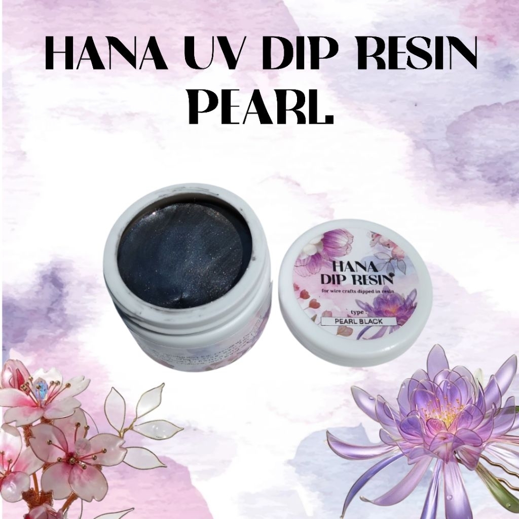 

HANA UV Dip Resin - Dip Resin Transparant pearl Black 50 ml