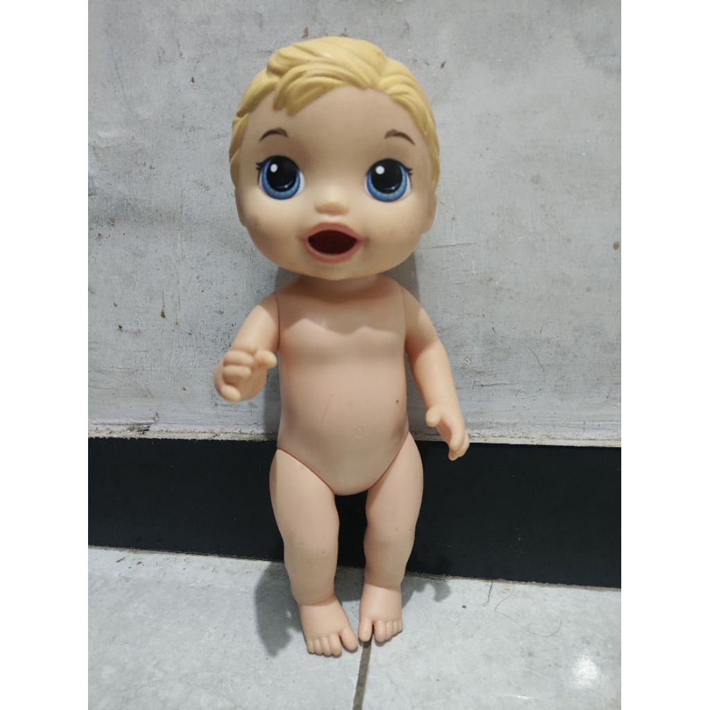 baby alive cowok bisa makan minum+baju+empeng