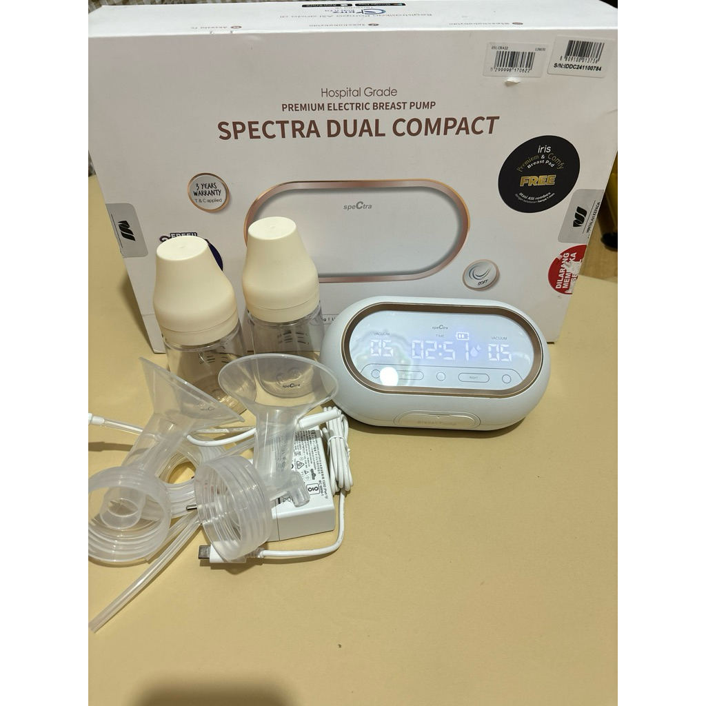 SEWA POMPA ASI SPECTRA DUAL COMPACT ELECTRIC BREASTPUMP-Pompa asi elektrik ganda