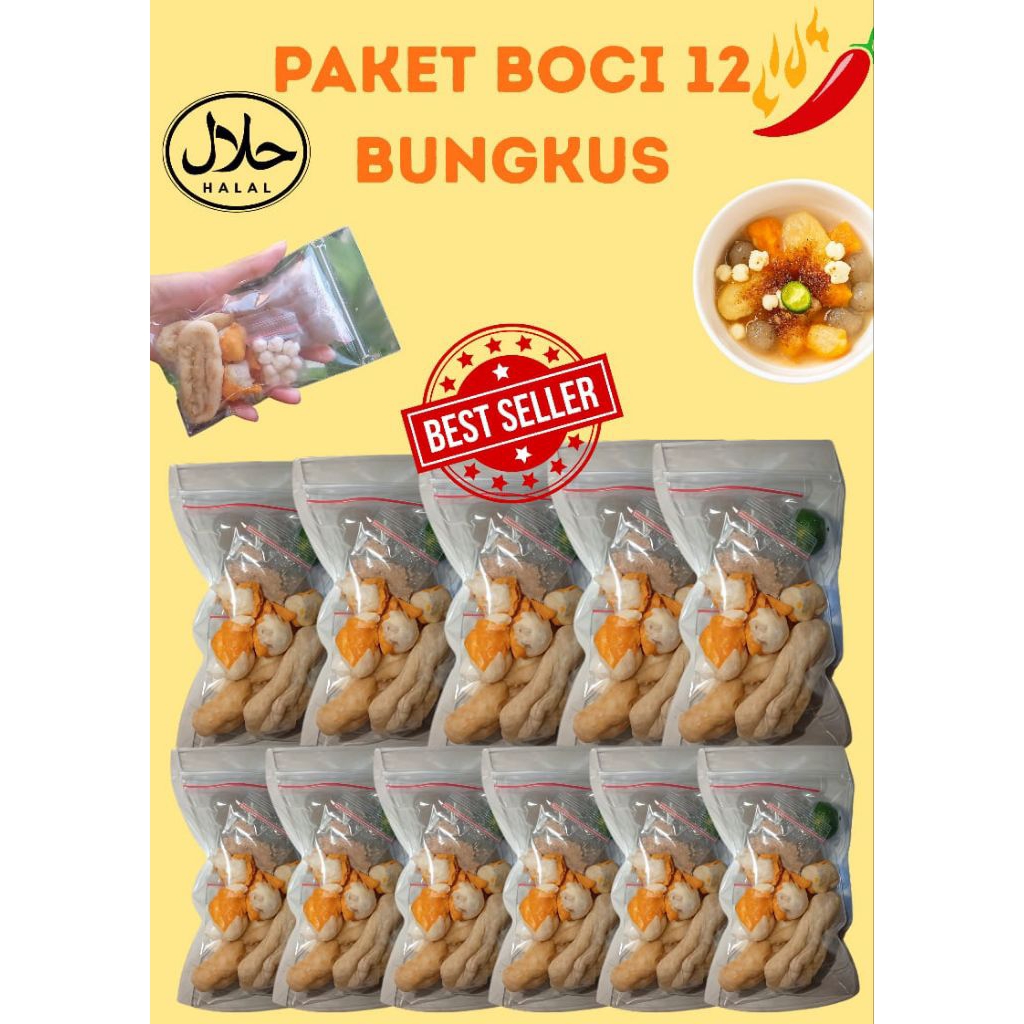 

Baso Aci Isi 12 – Cemilan Pedas Gurih Praktis Siap Saji