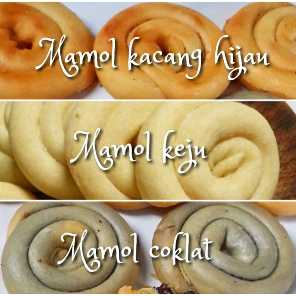 Mamol cokelat keju kacang ijo