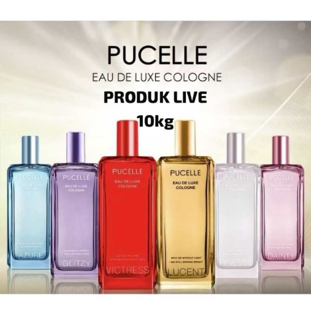 PUCELLE Eau De Luxe Cologne 100ml || 6 Variant Aroma || BARANG ORI 100% & BPOM