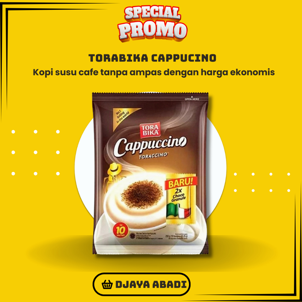 Torabika Cappucino Toracino Minuman Ala Cafe dengan Harga Kaki Lima
