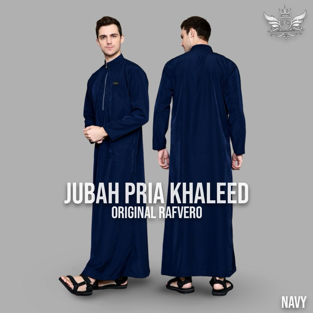 TERBARU JUBAH KHALEED PRIA - JUBAH KATUN TOYOBO PREMIUM - GAMIS PRIA DEWASA HITAM POLOS- GAMIS PRIA