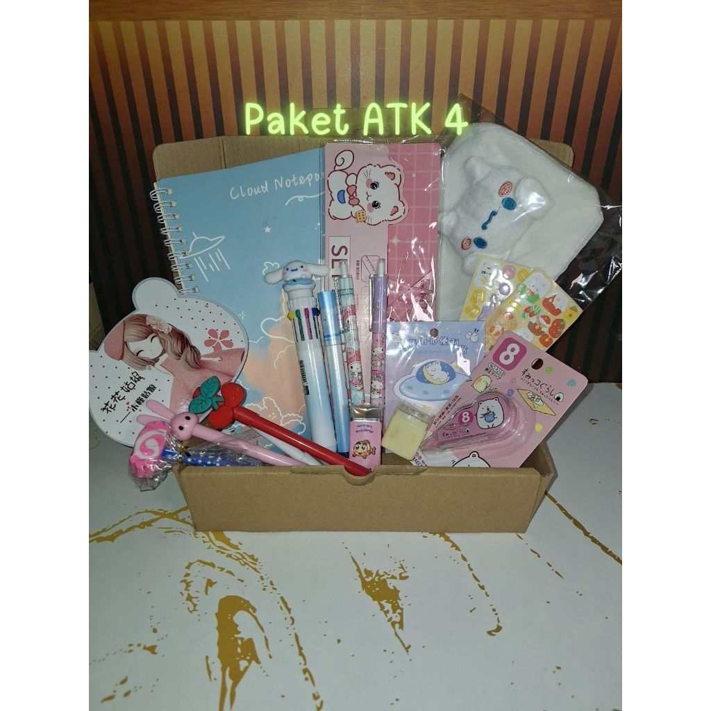 

MIKAILA - (Paket 4) Paket Alat Tulis 16in1 / Stationary Set Fancy / Alat Tulis Set / Kado / Hampers / Bingkisan Ulang Tahun / Sekolah / Kantor