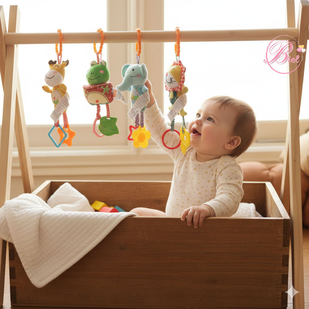Mainan Bayi Music Gantungan BOX BAYI  Musical Cot Mobile mainan gantung box bayi