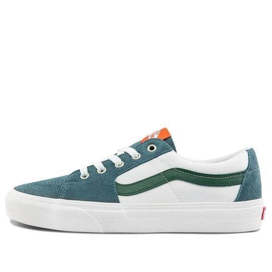 Sepatu Sneakers VNS Sk8-Low Varsity Canvas/Green